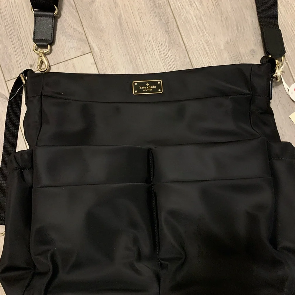 kate spade Black Nylon Baby Bag Messenger